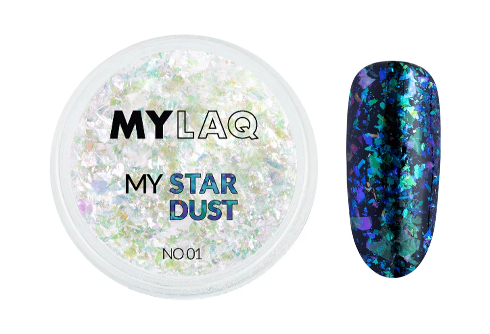 MYLAQ My Star Dust glitter for nails