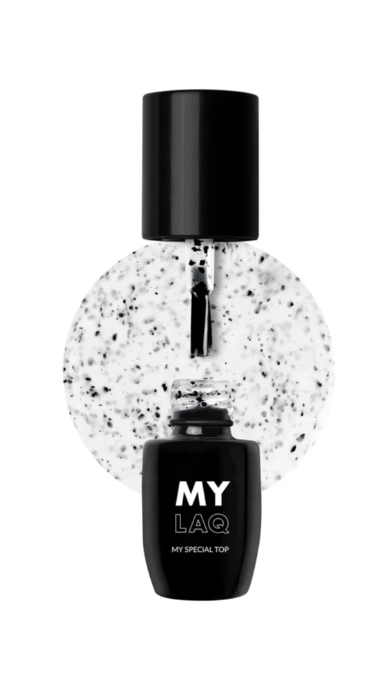 MYLAQ My Top Special gel top coat for fingernails