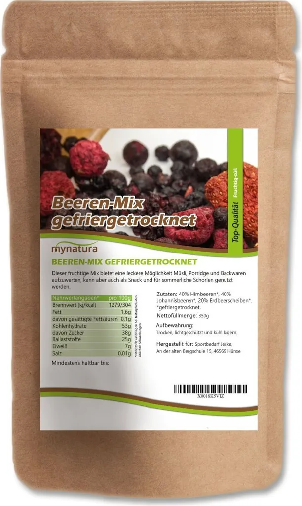 Mynatura Berry Mix freeze-dried 350g bag