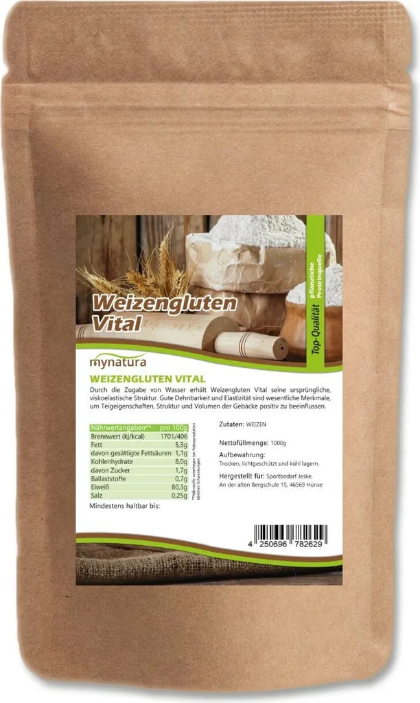 Mynatura Wheat Gluten Vital 1Kg 1 Bag