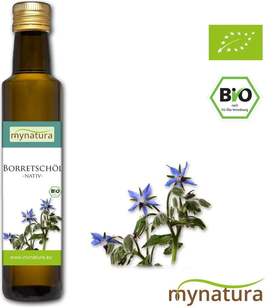 MynaturaBorretschöl Nativ gepresst 0,25L 1 Flasche