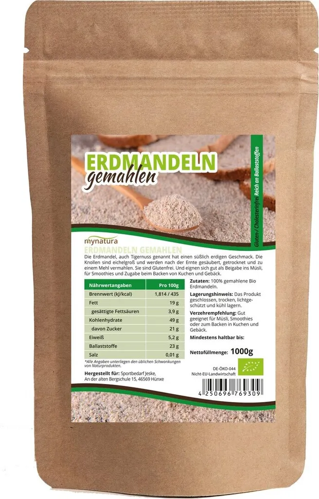 Mynatura Tigernut Flour 1Kg 1 Bag