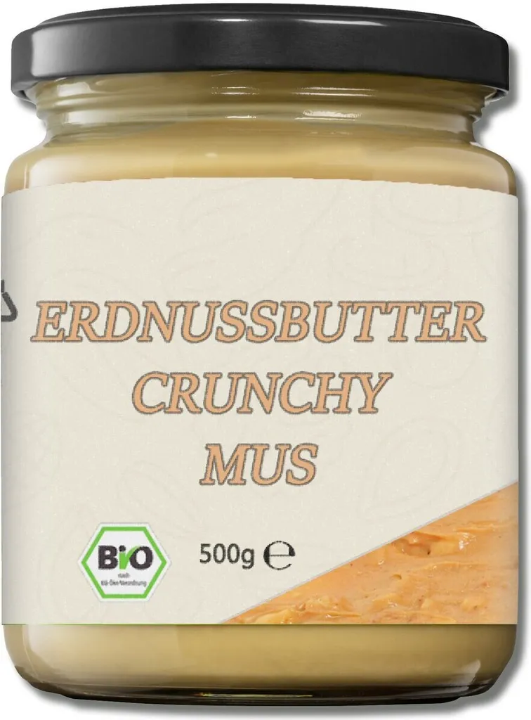 MynaturaErdnussbuttermus Crunchy 500g 500g