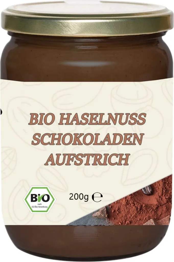 MynaturaHaselnuss Schokoladen Aufstrich 200g Glas