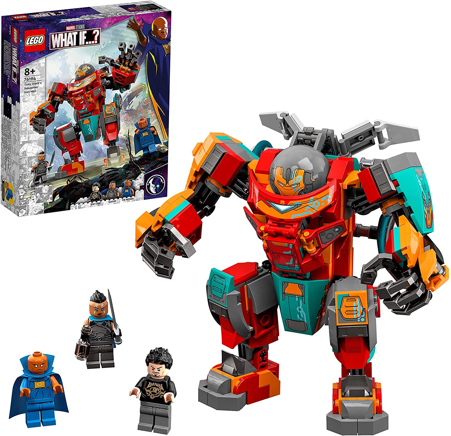 LEGO 76194 Marvel Tony Starks Sakaarian Iron Man Action Figure with Transfo