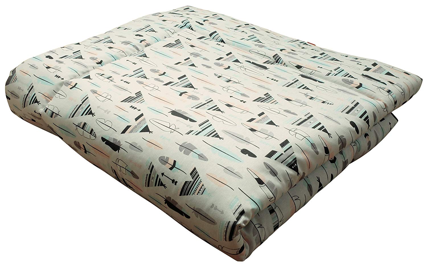 Ideenreich 2386 Crawling Blanket King Playpen Mattress, 120 x 120 cm Multi-Coloured