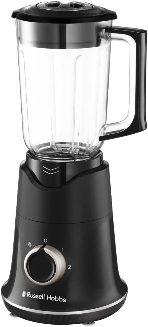 Russell Hobbs Blender [Blade Boost Technology for Better Mixing Result] 1.5 L BPA-Free Mixing Container (Pulse Function, Stainless Steel Blade, Lid Including Measuring Cap, Dishwasher Safe) Smoothies 26710-56
