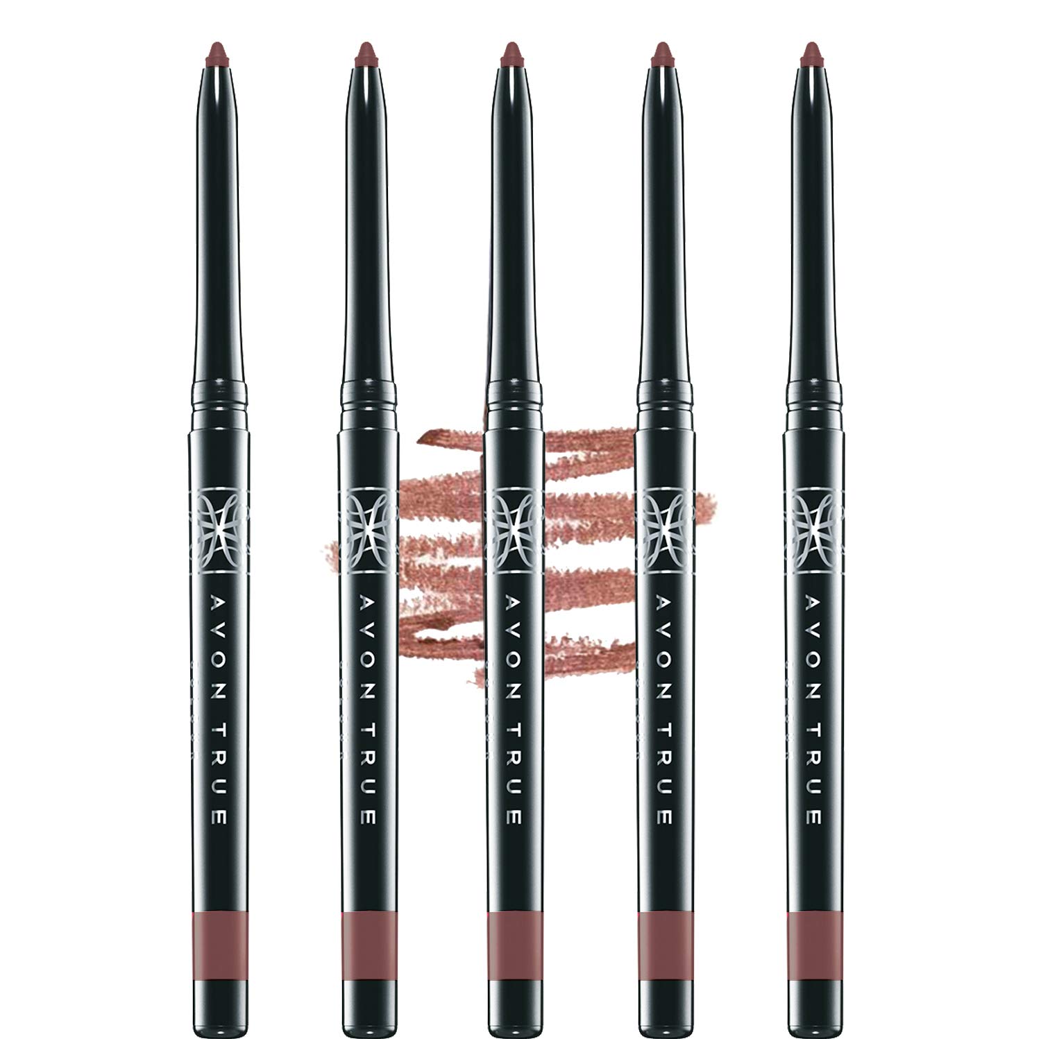 Avon Ultra Glimmersticks Lip Liner in Simply Spice Pack of 5, ‎simply