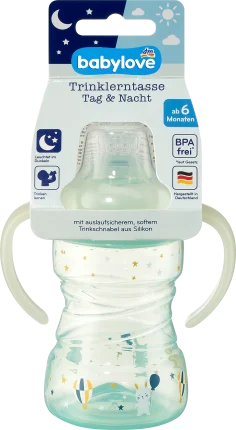 babylove Drinking bottle day & night mint, 1 pc