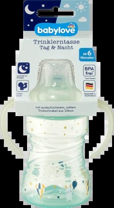 babylove Drinking bottle day & night mint, 1 pc