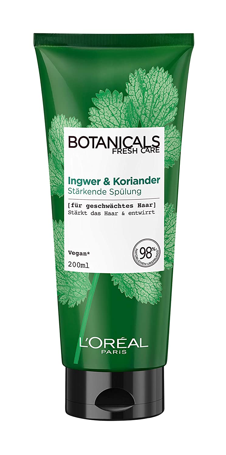 Botanicals Strengthening conditioner without silicone for fine, weakened hair.