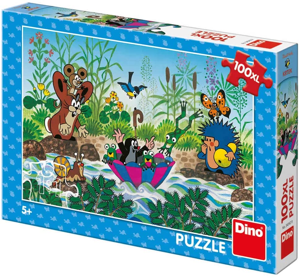 Dino Toys DINR7 343429 Dino Puzzle Small Mole Sailing 100 XL Multi-Coloured