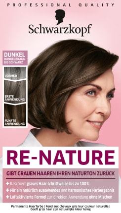 Schwarzkopf Re-Nature Hair Color Women Dark, 1 pc