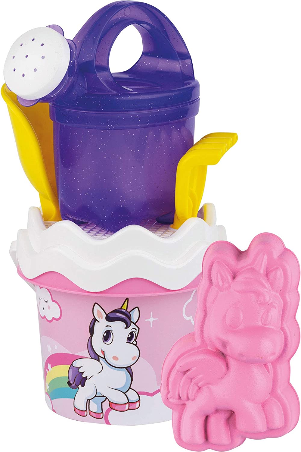 Androni Giocattoli Sand Toy Unicorn Baby Small with Sand Shape in Pink