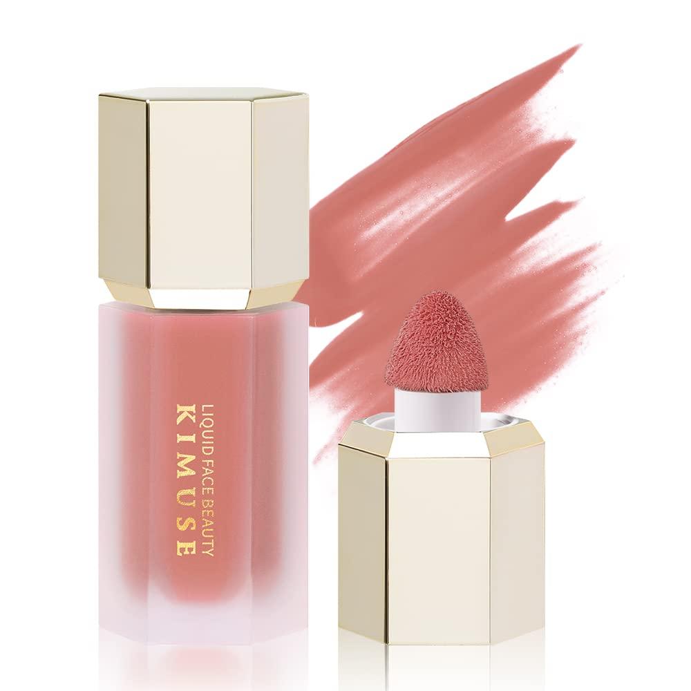 Kimuse Gel Cream Blush, Liquid Blush, Natural Look, Dewy Finish Liquid Blush, MakeUp, 4 ml (Hope-Nude Mauve)