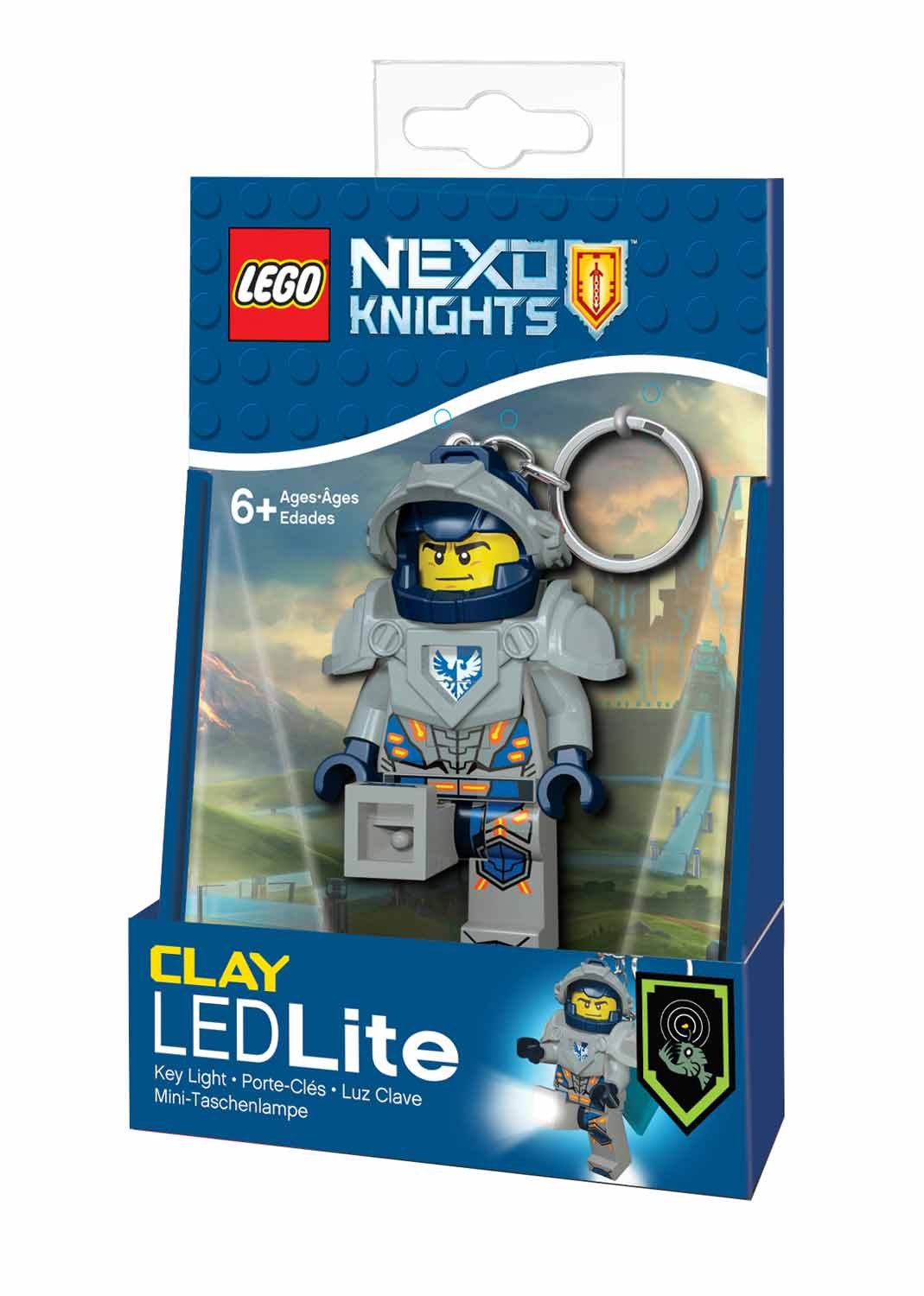 Lego 31251 Nexo Knights Clay Mini Torch And Key Ring With 7.6 Cm