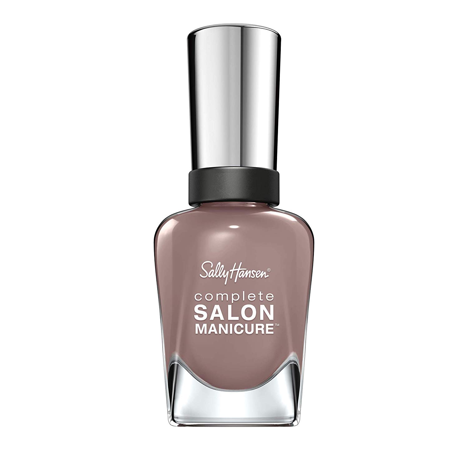 Sally Hansen Complete Salon Manicure Nail Polish with Keratin Complex Commander in Chic, Taupe, Shiny Nail Polish without UV Light, Long-Lasting No. 370 14.7 ml, ‎commander chic