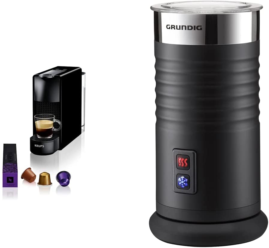 Krups Nespresso XN1108 Essenza Mini Coffee Capsule Machine, 1260 Watt, Very