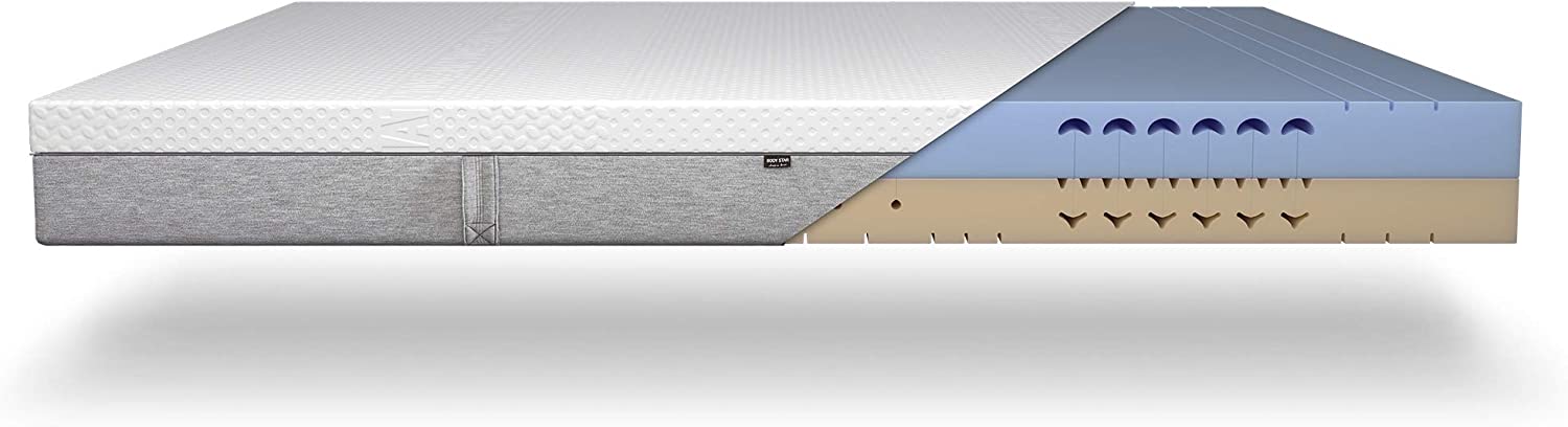 Body-Star Classic line - Perhaps the best mattress in the world: 7-zone reversible mattress, 2 hardnesses (H2 & H3), suitable for all body types, Oeko-TEX 100, TÜV certified, 90 x 200 cm