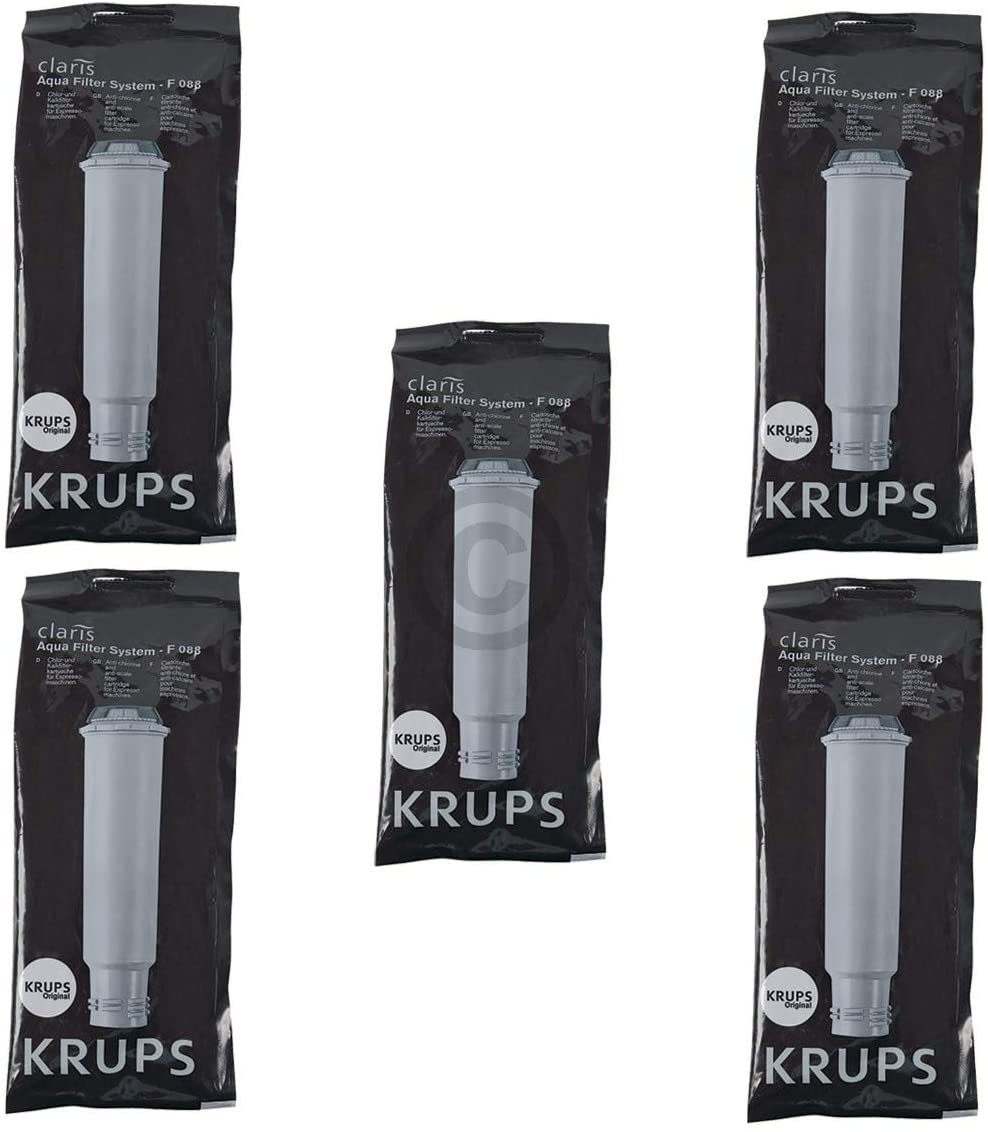 KRUPS Claris F088 Filter Cartridge Pack of 5