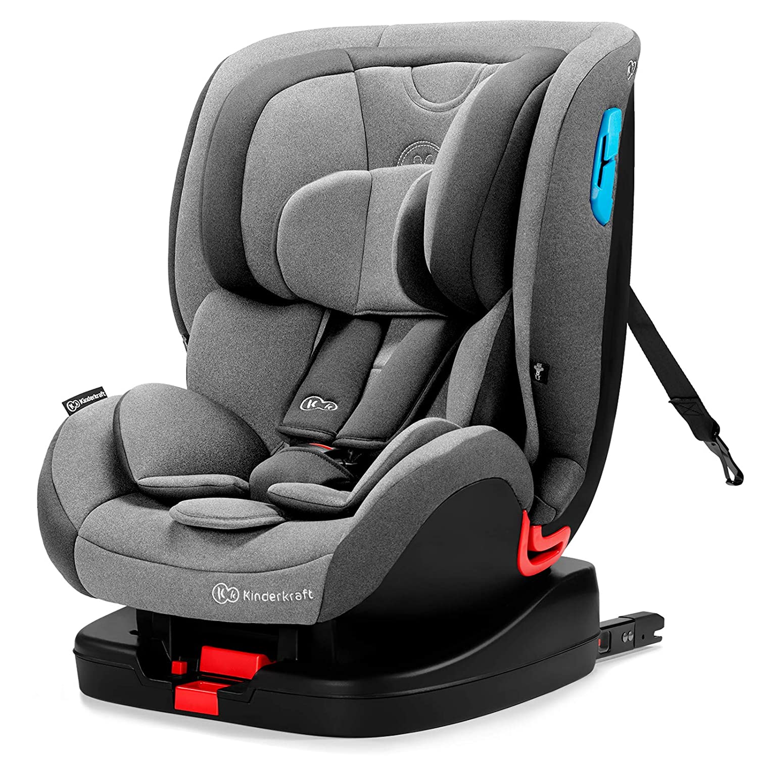 kk Kinderkraft Kinderkraft Vado Child Car Seat with Isofix Top Tether, Reclining, Headrest Adjustment, Group 0+/1/2 0-25 kg, RWF 0-18 kg, Intertek and ECE R4404, Red