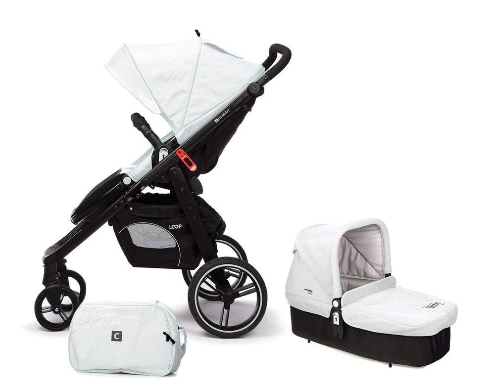 Casualplay Fahrzeug – Buggy Duo Match 2 Loop + Babyschale Cot Eis Weiß