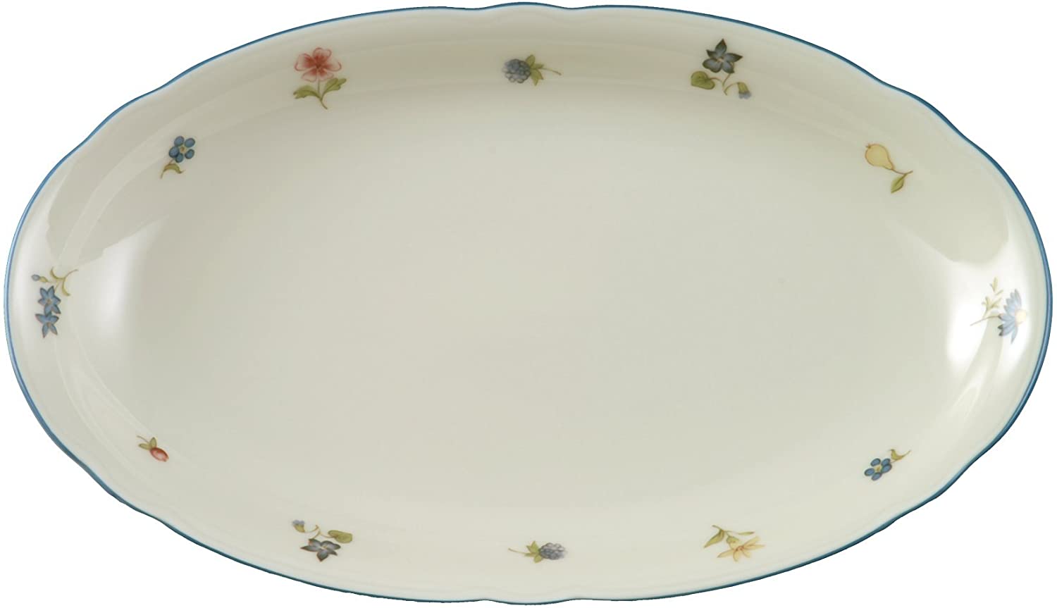 Seltmann Weiden 001.293537 Scattered Flower - Marieluise - Side Plate / Serving Plate - Porcelain - Diameter 24 cm