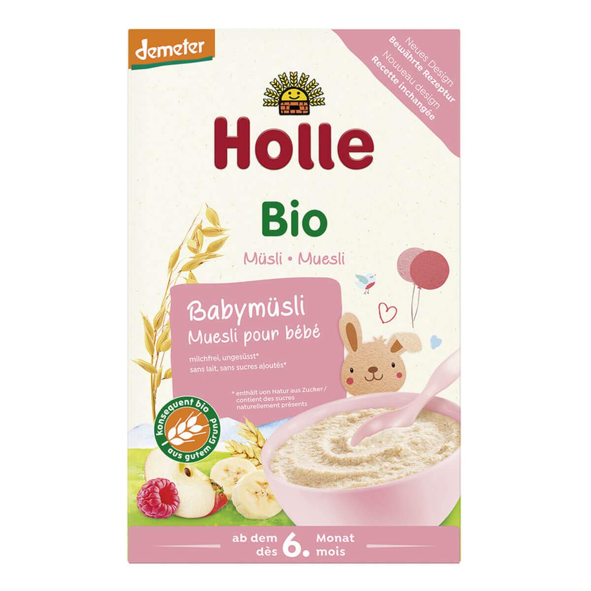 Holle - Bio-Müsli Babymüsli - 0,25 kg - 6er Pack