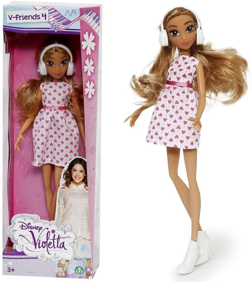 Violetta - Doll Fashion Friends Violetta - Dress With Hearts - 25 Cm