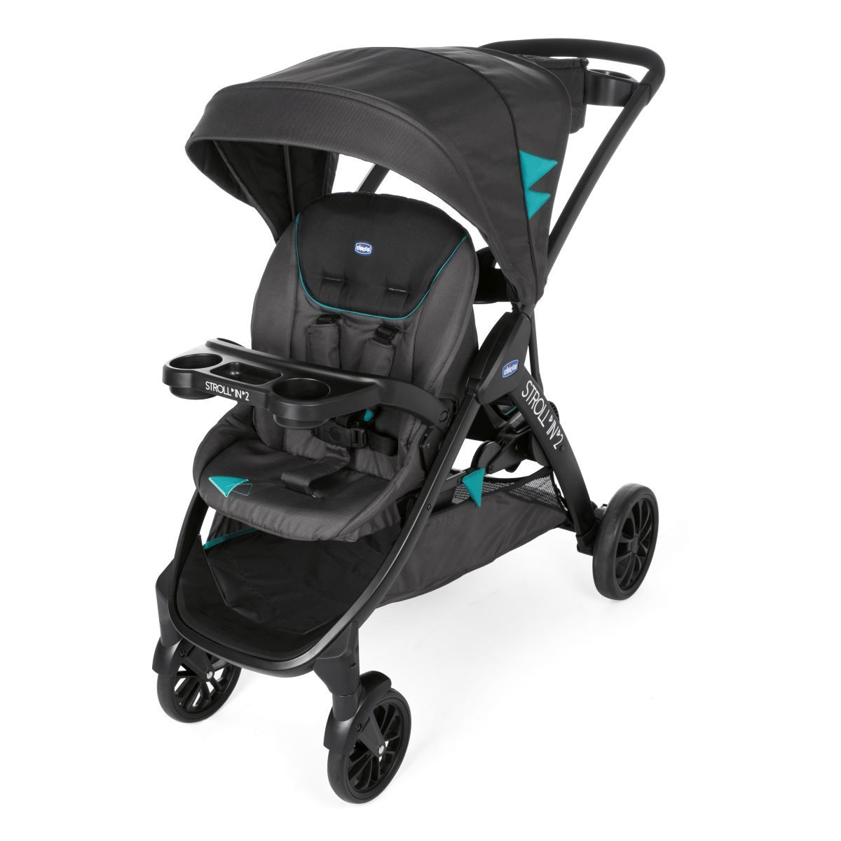 Chicco Sibling Stroll\'in\'2 Pushchair Octane