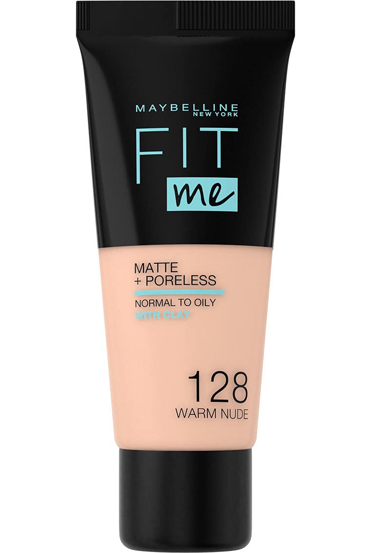 Maybelline Fit Me Matte & Poreless Make-Up 1-piece 30ml, nude warm ‎nr. 128