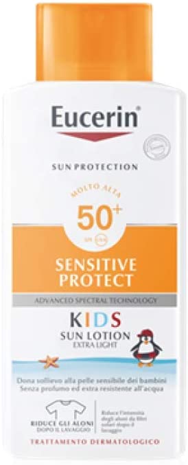 Eucerin Sensitive Protect Kids Sun Lotion Extra Light SPF 50+ 400 ml Lotion