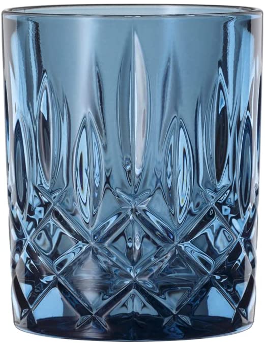 Spiegelau & Nachtmann, Noblesse Vintage 104197 4-Piece Whisky Glasses Crystal Glass 295 ml Blue