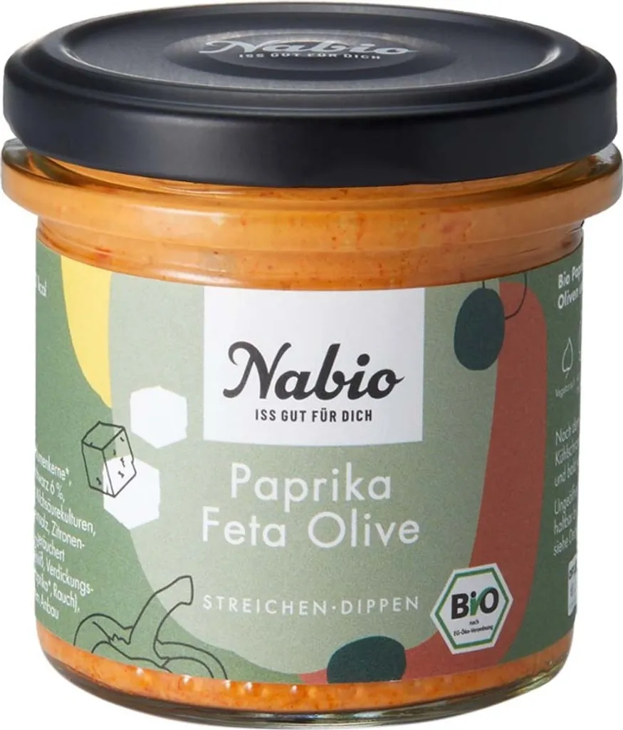 Nabio Aufstrich Paprika Feta Olive (135 g)