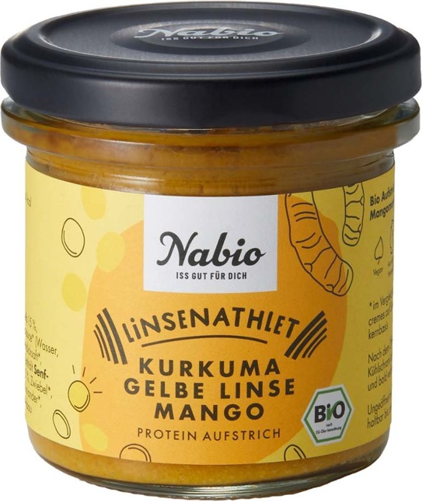 Nabio Powerlinse Gelbe Linse Kurkuma (140 g)