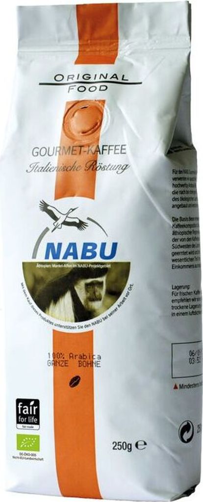 Nabu Italian Roast Whole Bean -- 250g