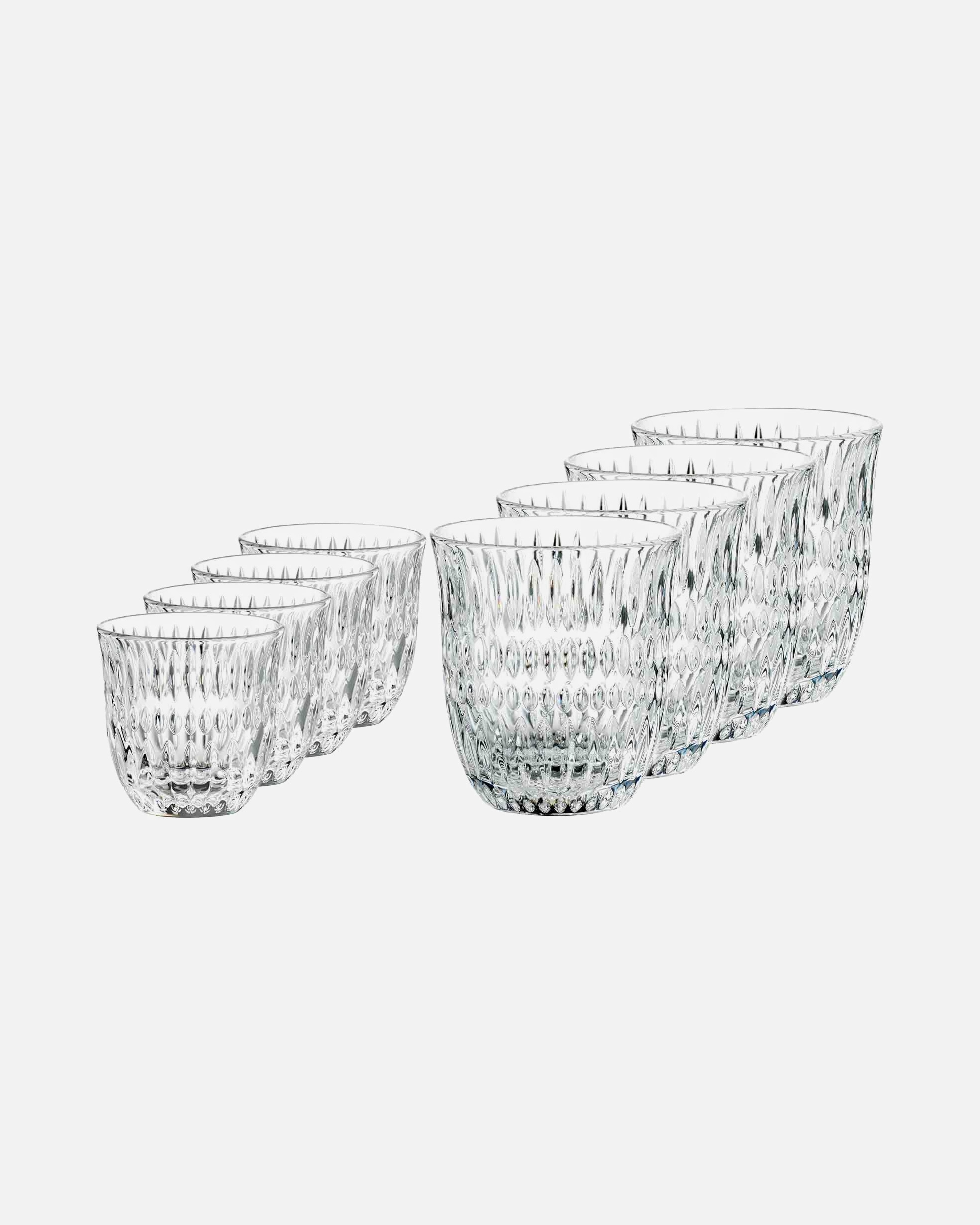 Nachtmann Glass Ethno Barista Glasses Set of 8