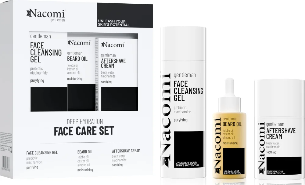 Nacomi Gentleman gift set (for the face) for men
