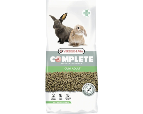 Rodent food VERSELE-LAGA Complete Cuni Adult 8kg 100% extruded, grain-free food for adult rabbits