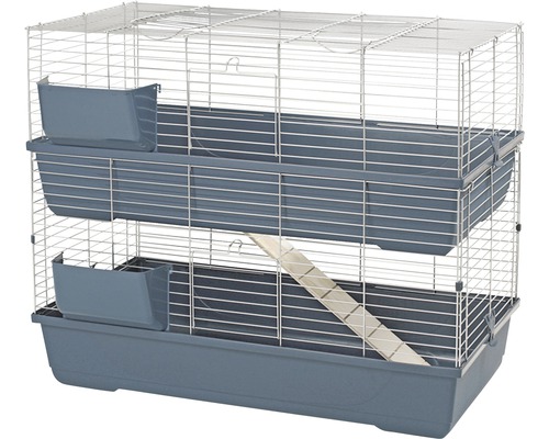 Rodent cage MPS Maxi Baldo Twin 120 double-decker 120 x 53 x 86 cm blue