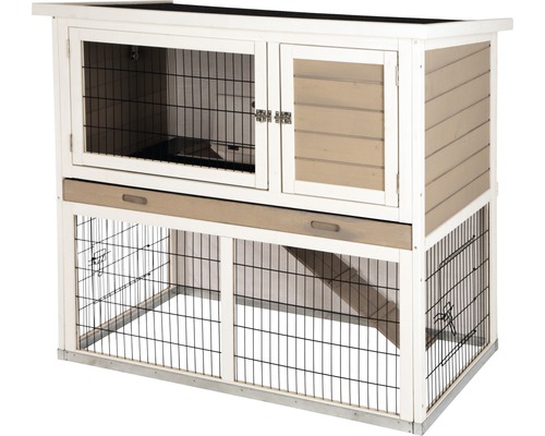 Rodent hutch Lucky with metal frame on the floor 115 x 65 x 100 cm