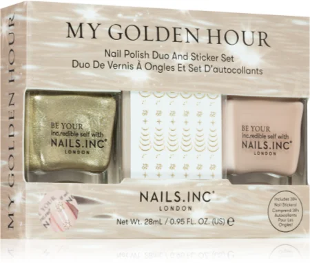 Nails Inc. My Golden Hour Nail Polish Set