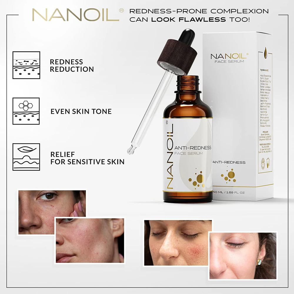 Nanoil Anti-Redness Skin Serum to Reduce Redness