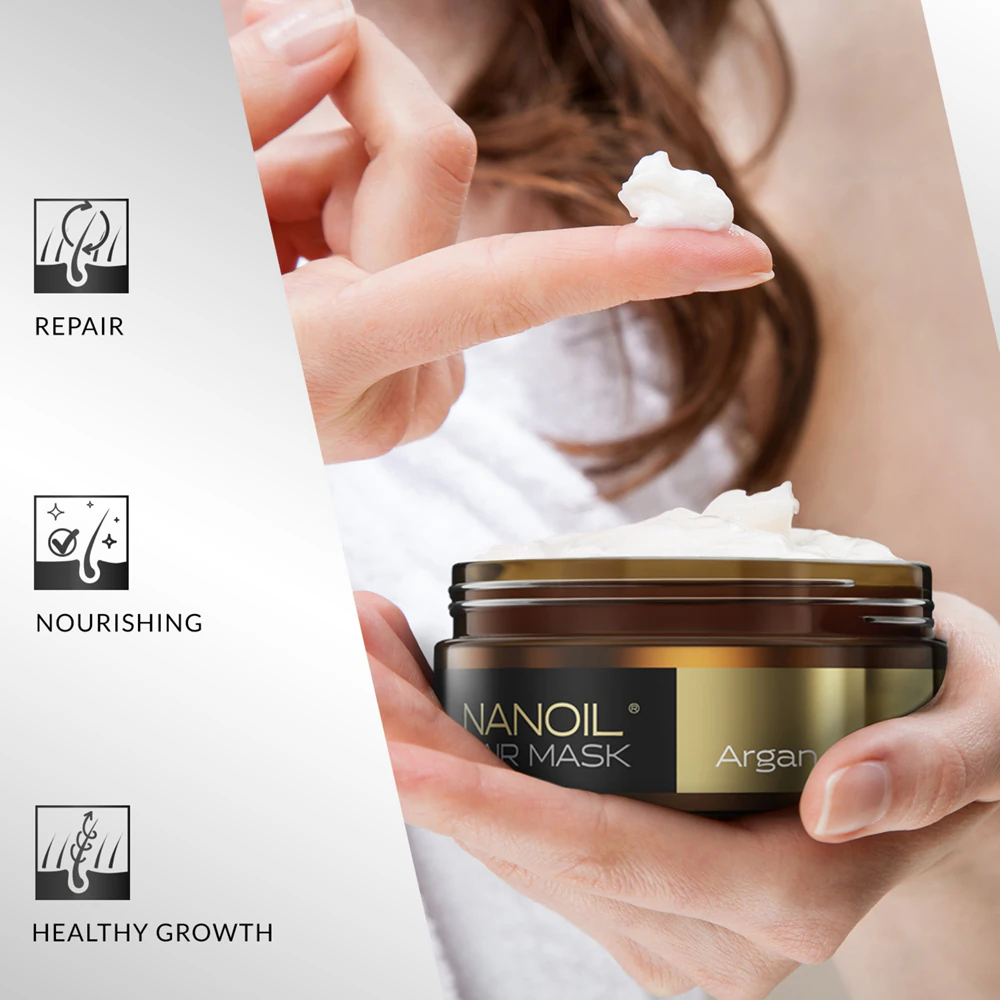 Nanoil Argan Nourishing Hair Mask with Argan Oil