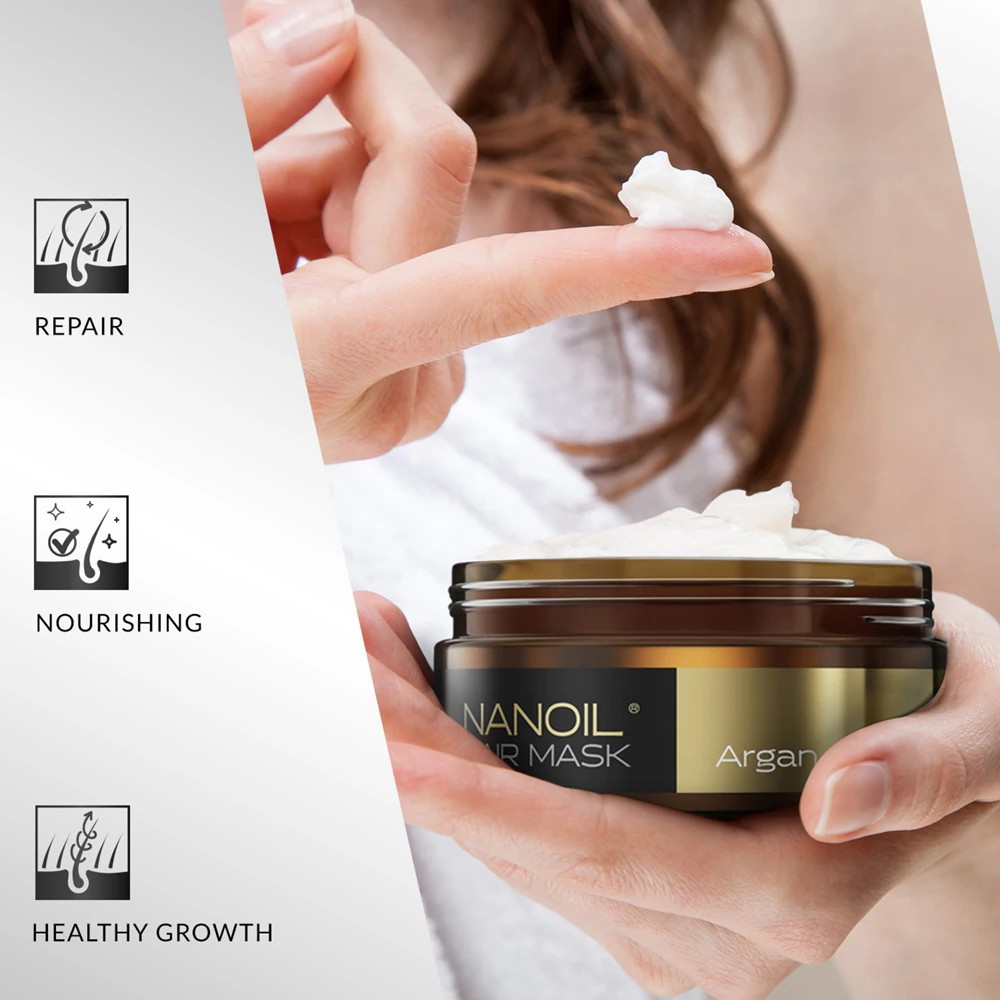 Nanoil Argan Nourishing Hair Mask with Argan Oil