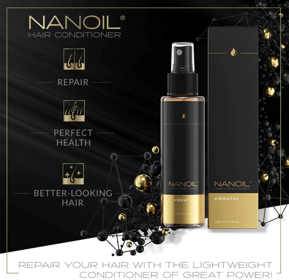 Nanoil Keratin Regenerating Leave-In Conditioner with Keratin