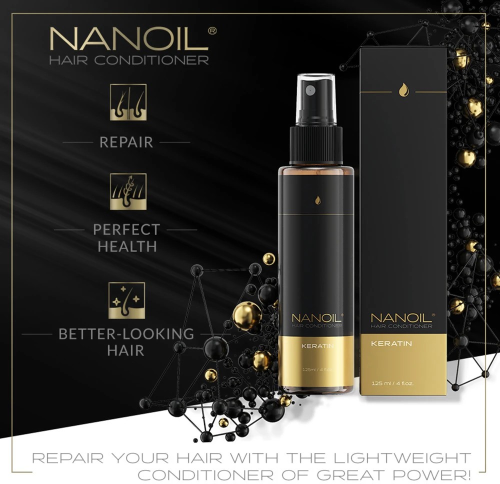 Nanoil Keratin Regenerating Leave-In Conditioner with Keratin