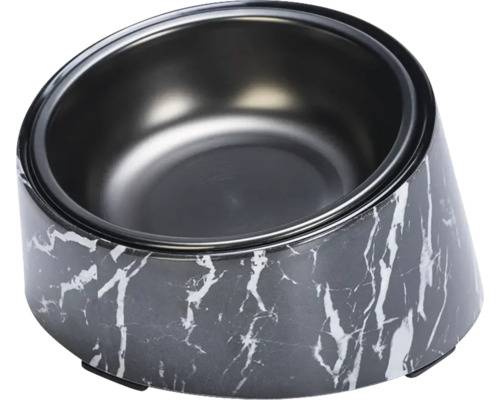 Bowl designed by Lotte Vita melamine with removable stainless steel bowl approx. 160 ml, black, dishwasher safe