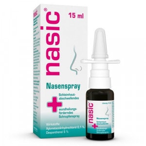 Nasic Nasal spray swelling runny nose spray with xylometazoline & dexpanthenol