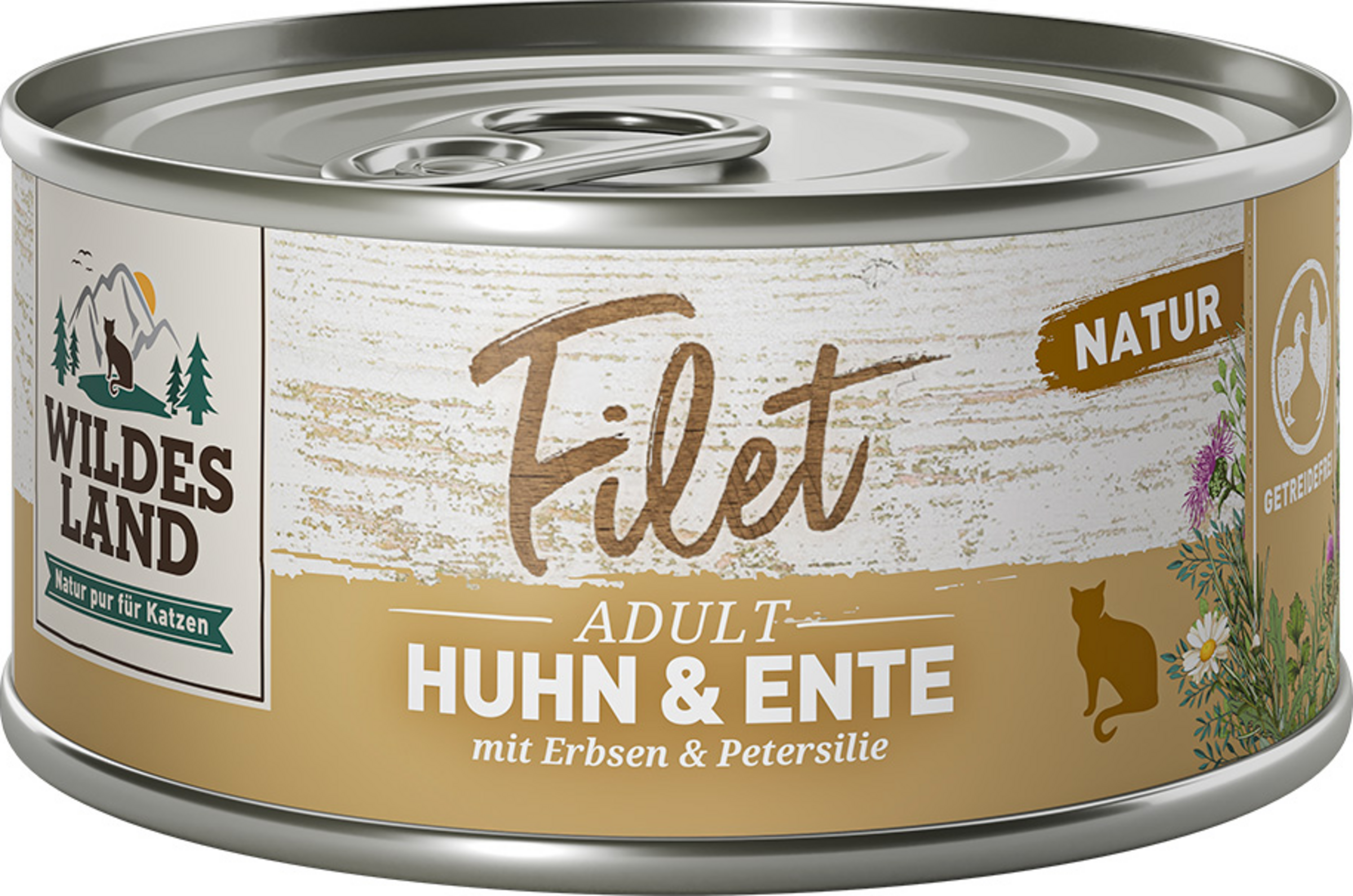 Wet food - fillet chicken & duck pure